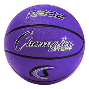Champion Sports Junior Size 5 Rubber Basketball, Purple